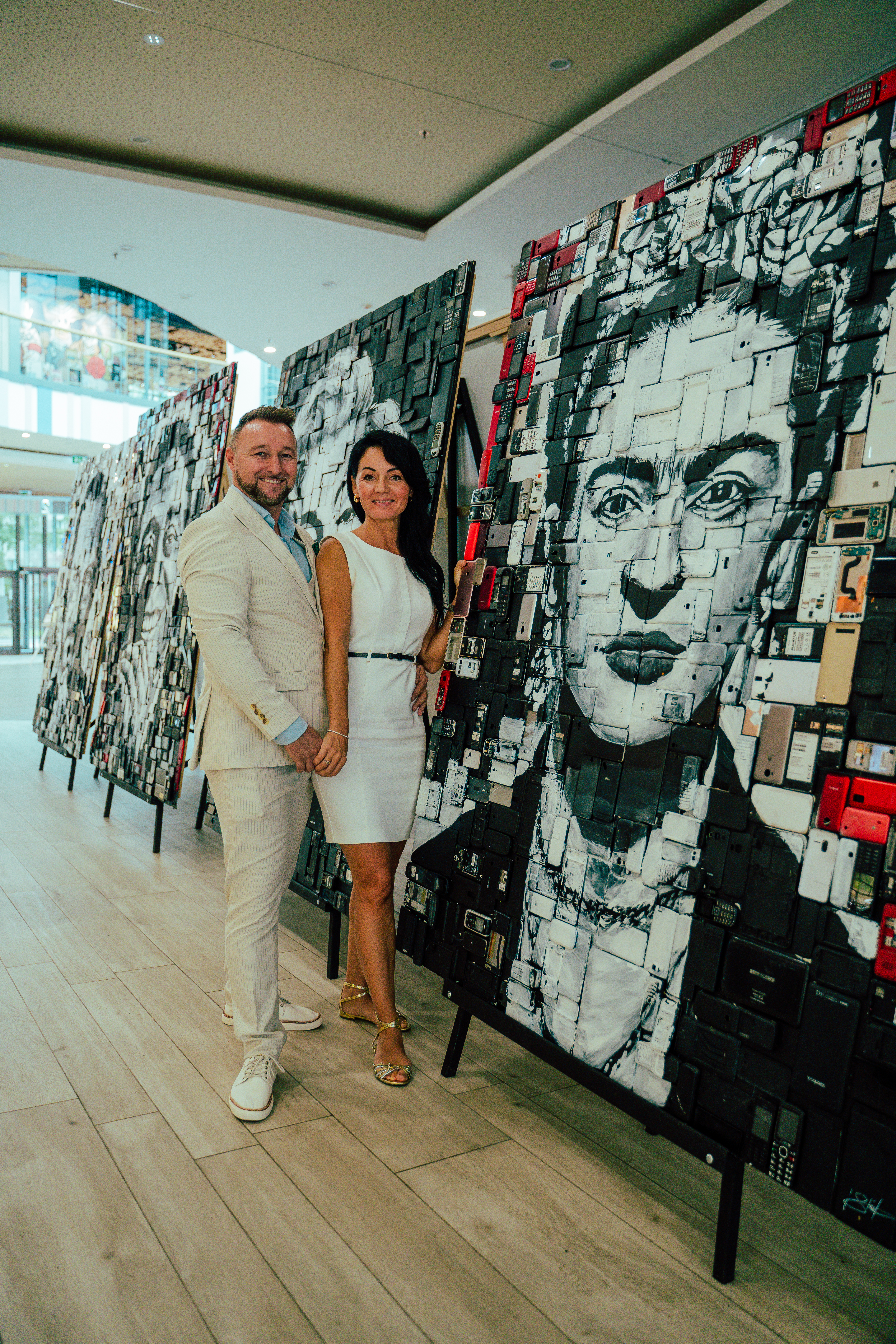 Kiállítás bevásárlóközpontban