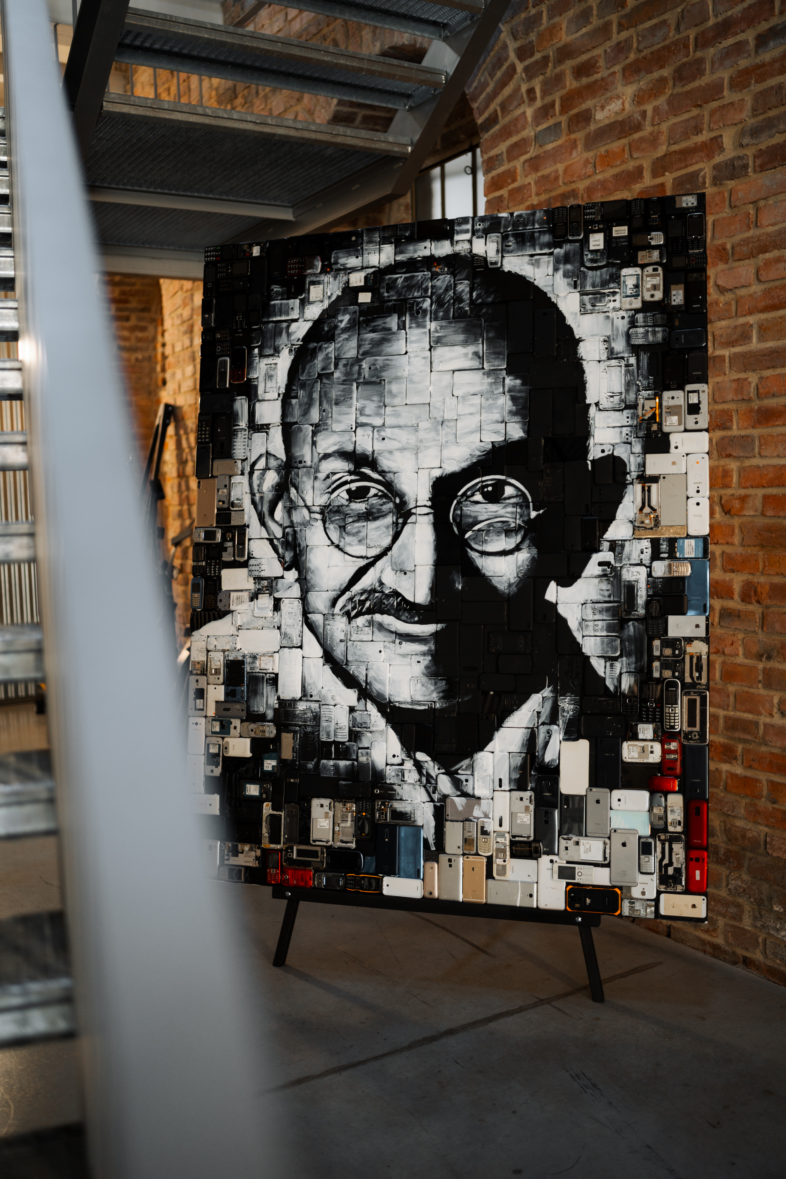 Mahátma Gandhi 2x2 méter