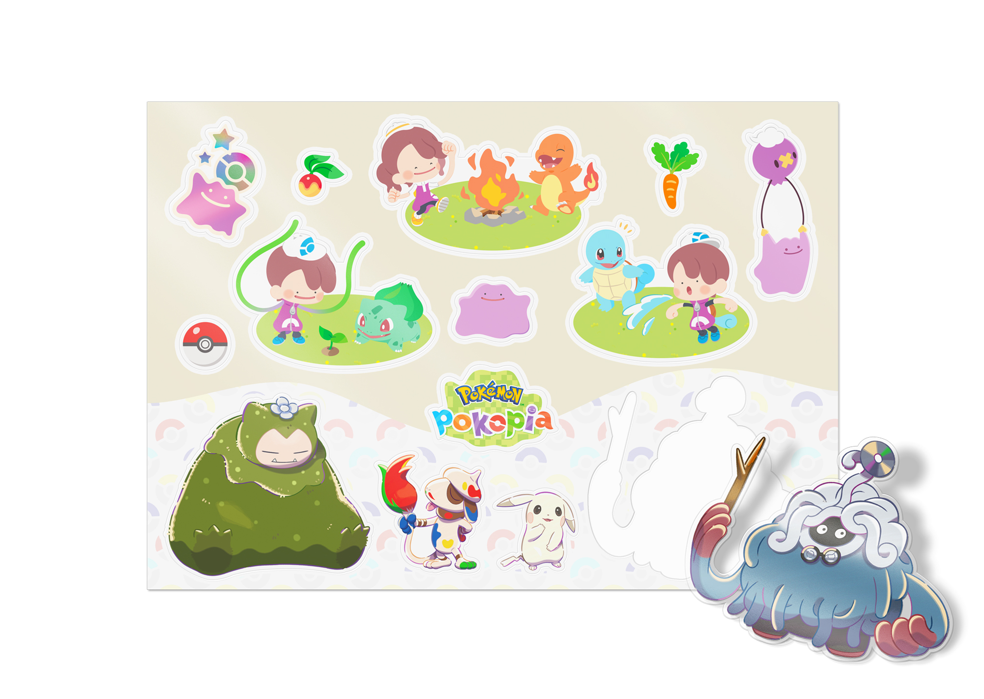 Pokémon Pokopia matricák