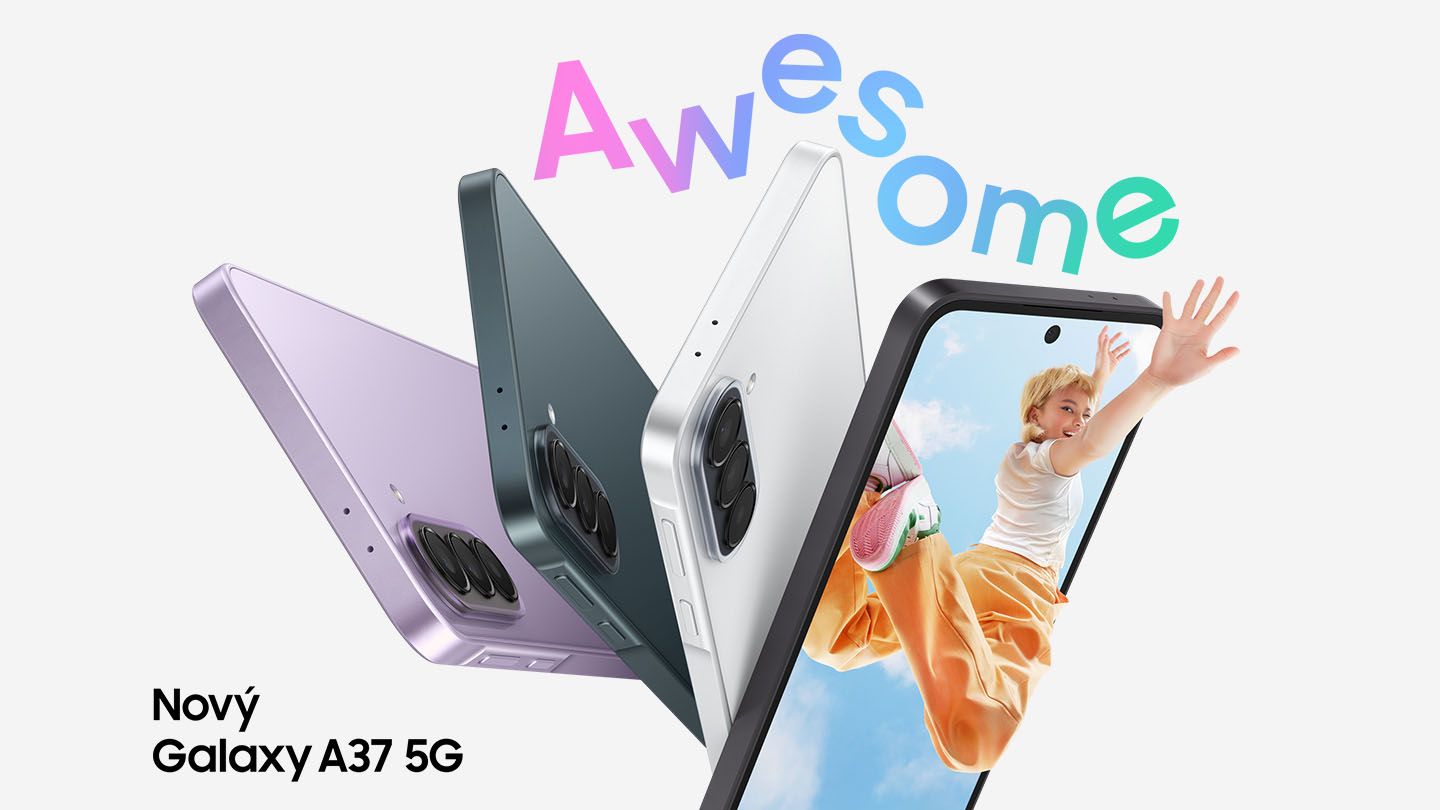 Plynulý Super AMOLED displej Samsung Galaxy A37